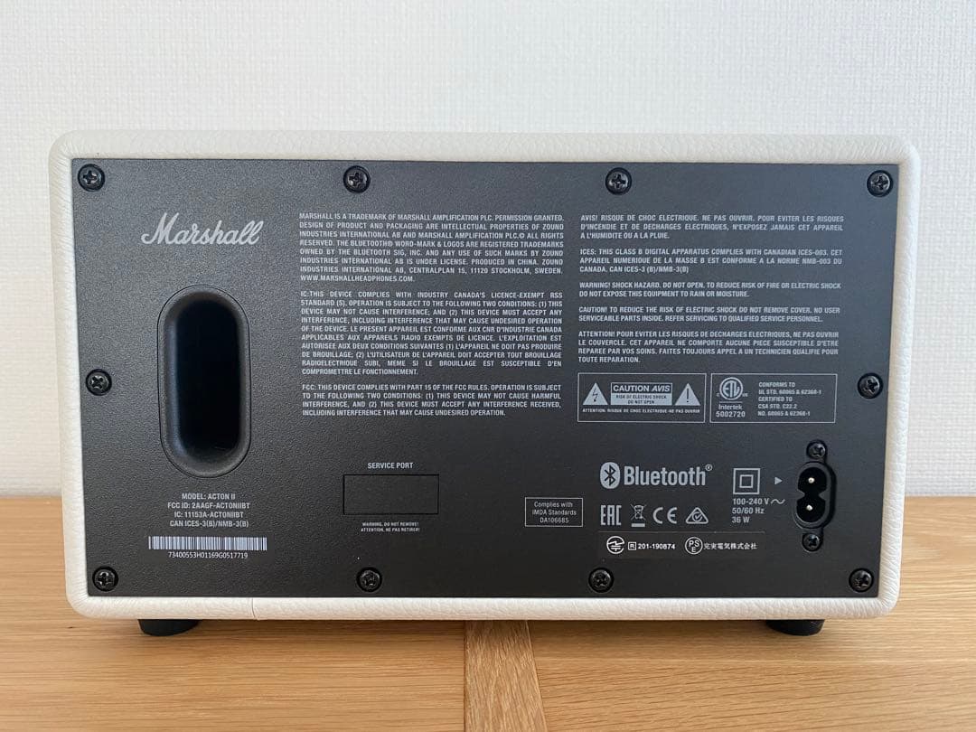 【未使用】Marshall／ワイヤレススピーカー／ACTON II ／ホワイト