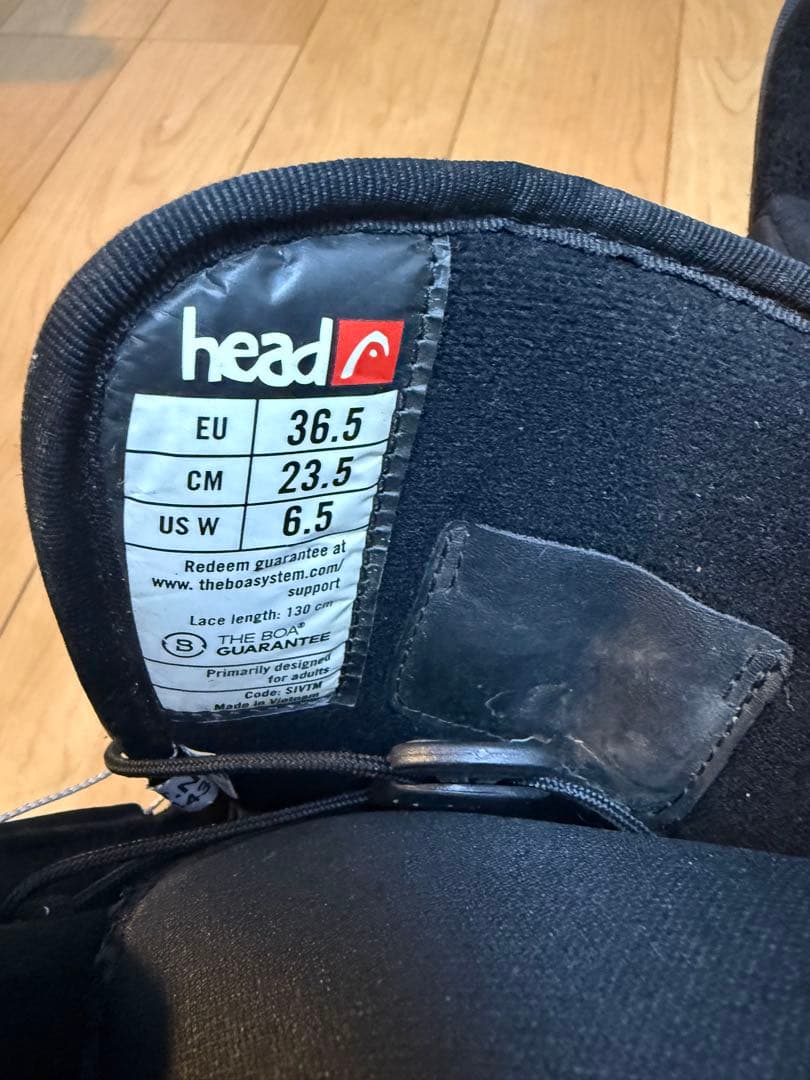 BOAシステム スノーボードブーツ 23.5cm HEAD BORA