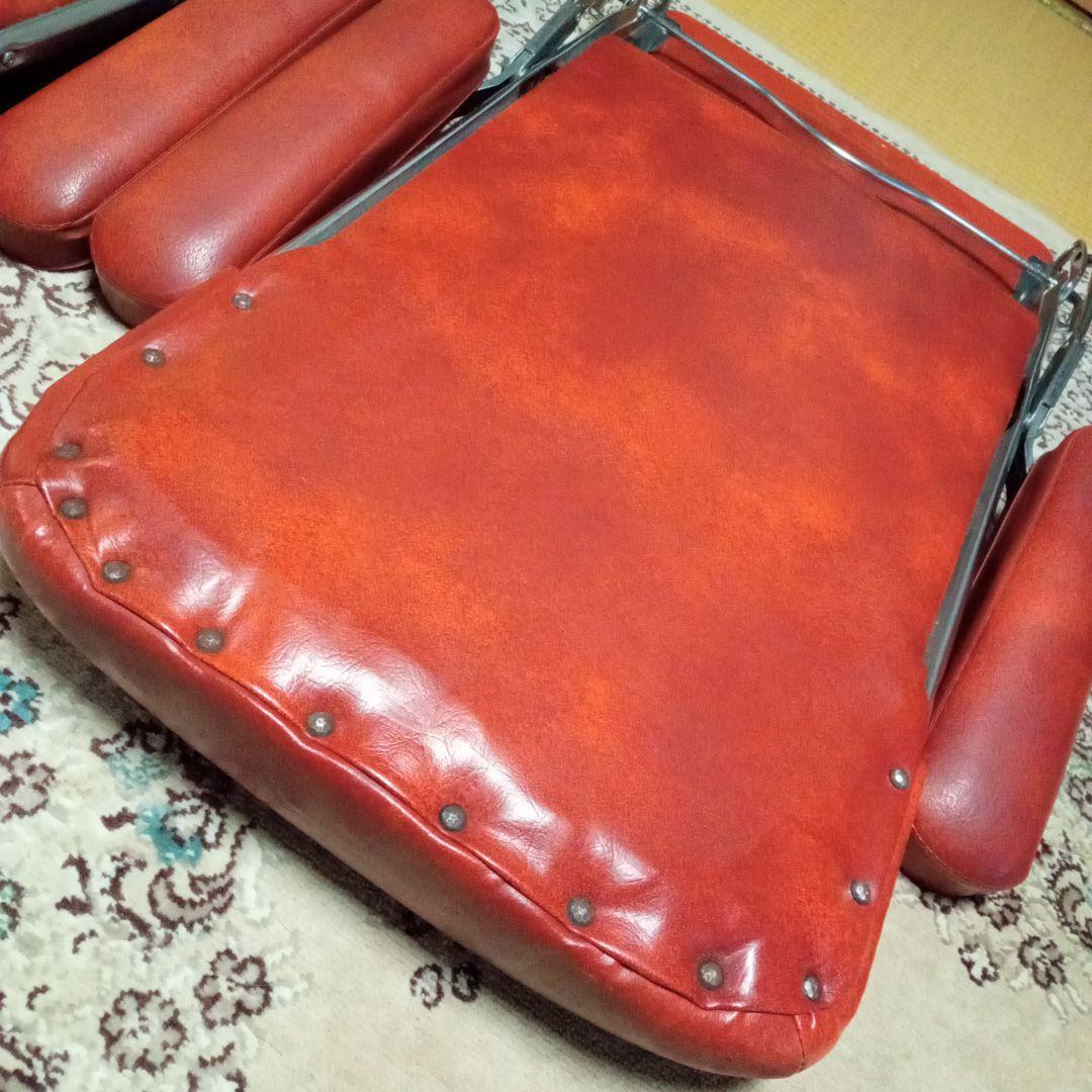 昭和レトロ　座椅子2個セット　E−412