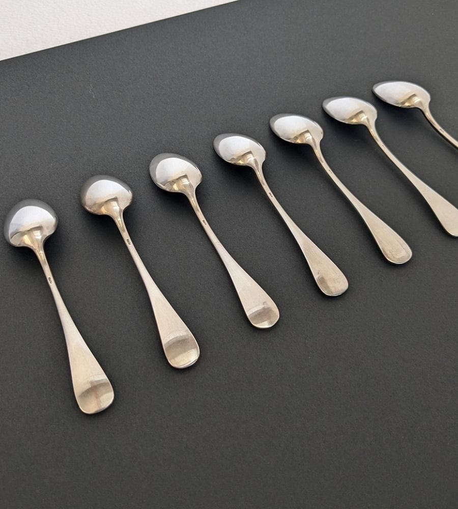 【値下げしました】フランス　SFAM社　シルバーティースプーン　7本セット