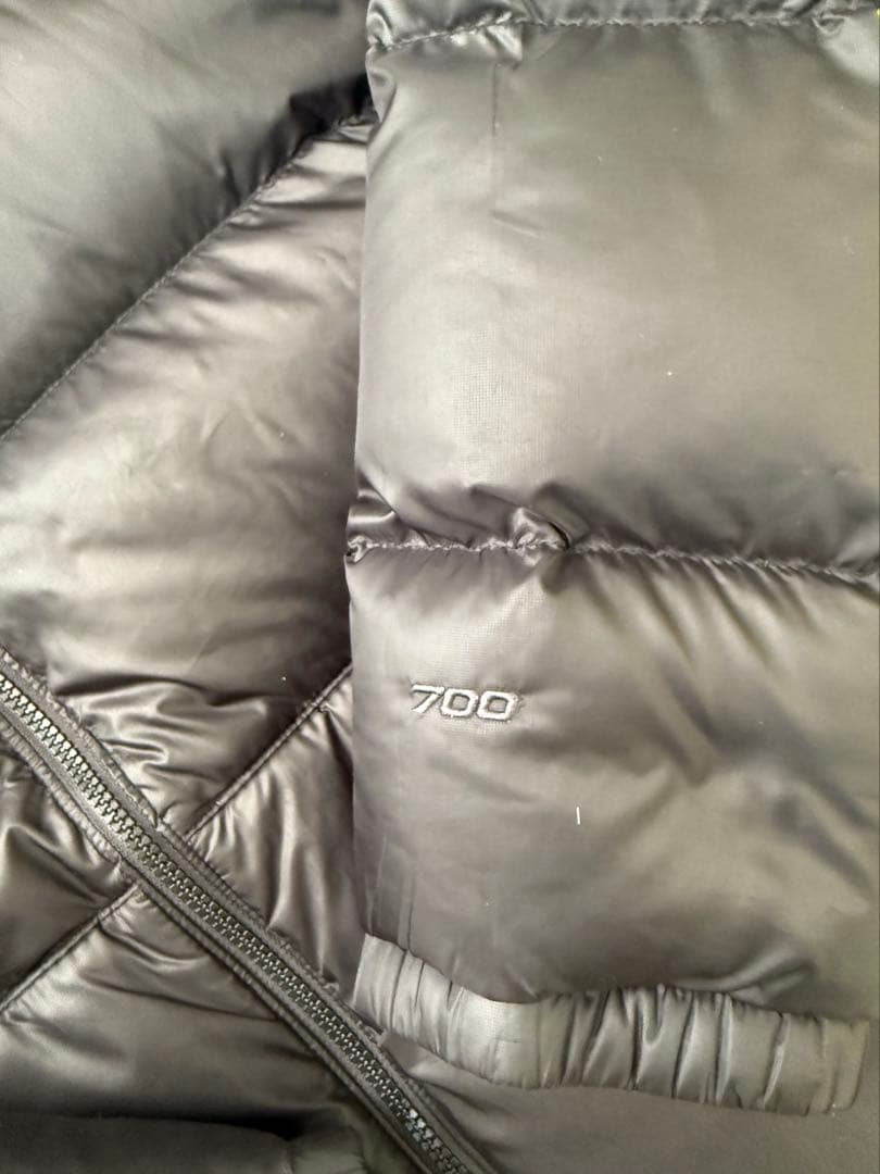 ヌプシ THE NORTH FACE ダウン L ブラック 黒刺繍 700FP