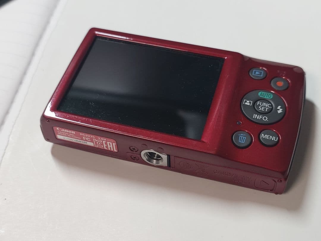 CANON IXY 180 PC2275 レッド キヤノン コンデジ　セット