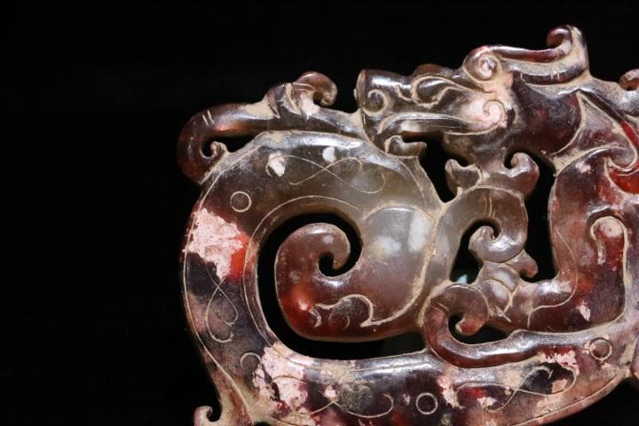 漢代 S竜装身具 中国古和田玉 骨董 ペンダント美術工芸品 收藏品