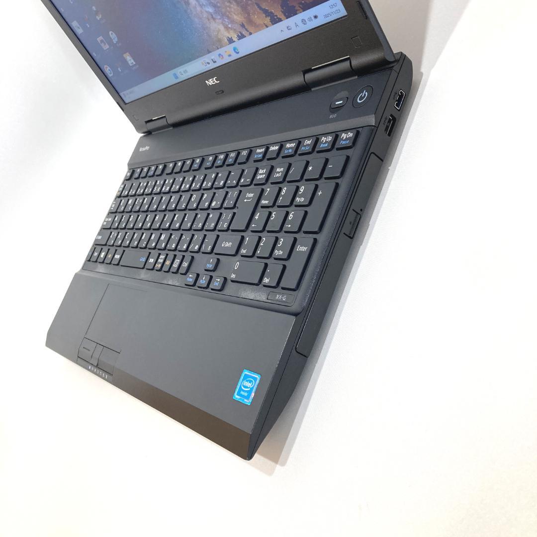 初心者✨快適・大画面・DVD✨黒✨すぐ使えるノートパソコン◇D391-1