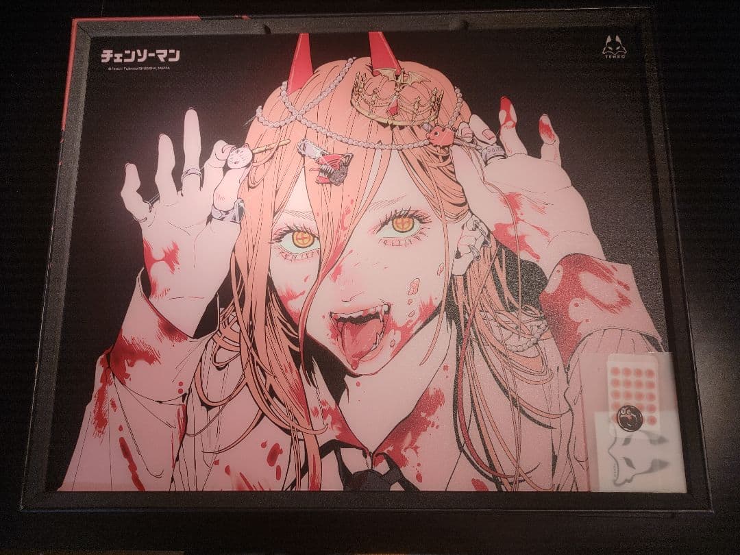 M*)様 Arbiter Studio チェンソーマン パワー ガラスマウスパッ