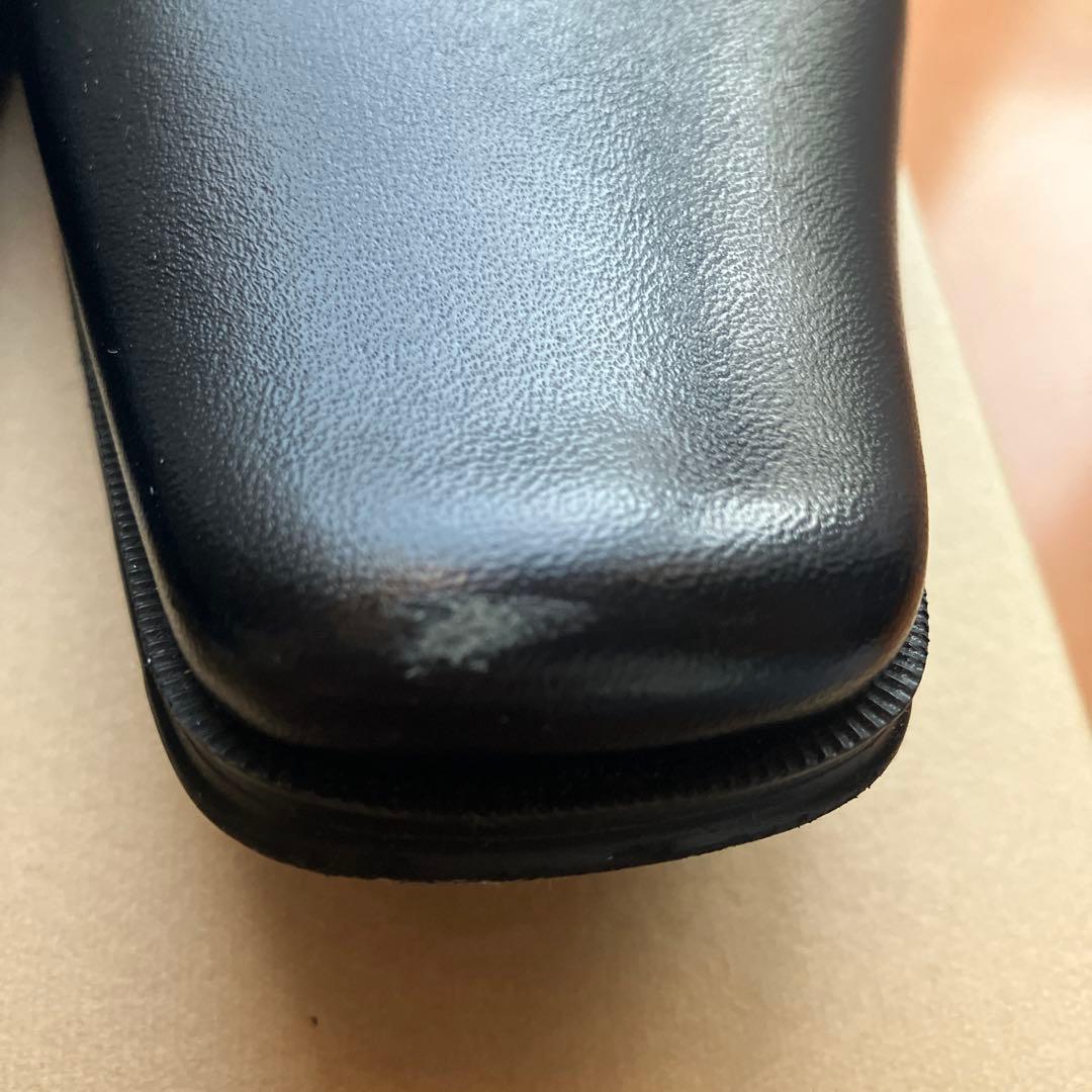 みやっちKATHARINE HAMNETT ブラックレザーシューズ