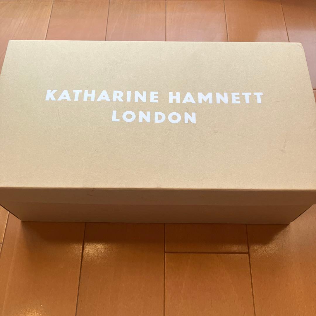 みやっちKATHARINE HAMNETT ブラックレザーシューズ