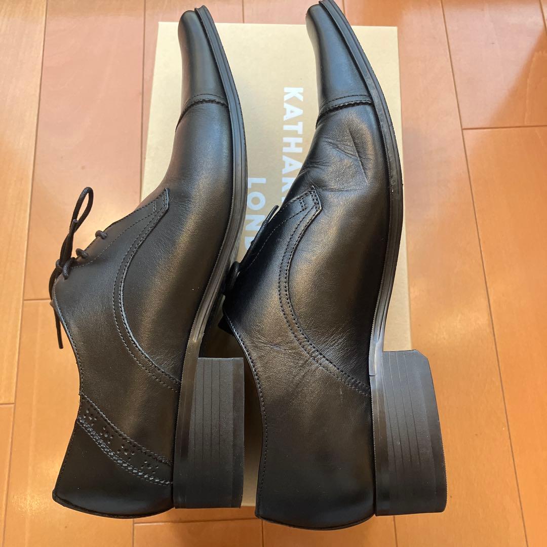みやっちKATHARINE HAMNETT ブラックレザーシューズ