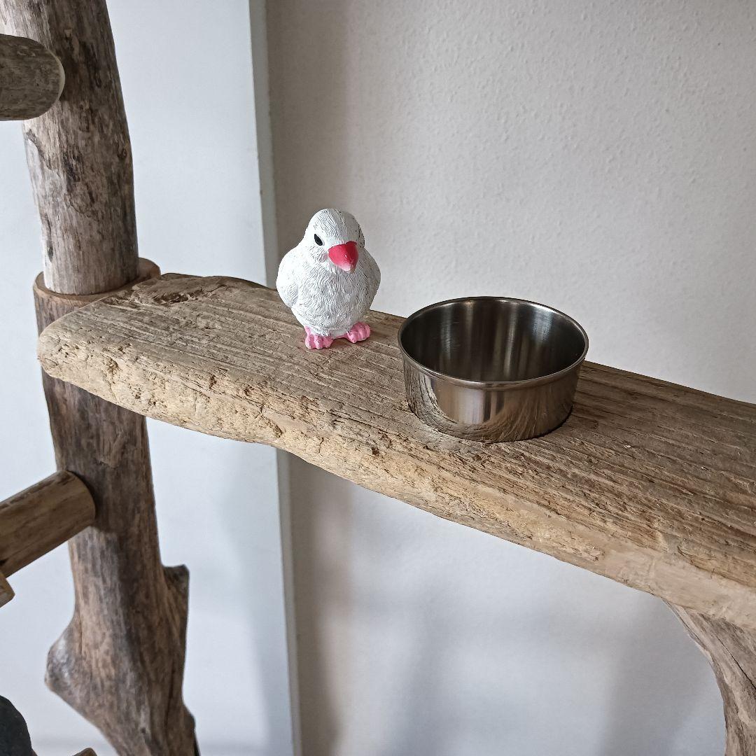 びぐ バードアスレチックジム大型 天然木 自然木 流木 インコ おもちゃ