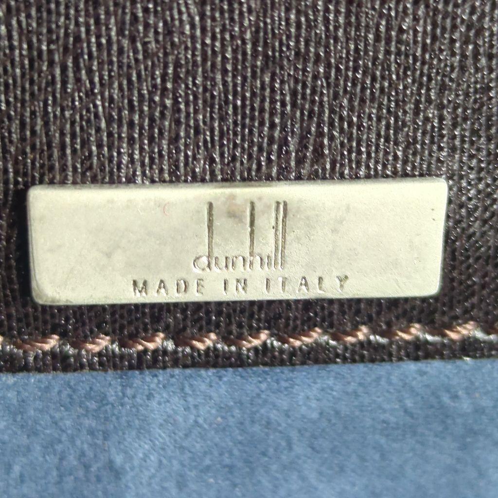 dunhill ダークブラウン レザー ビジネスブリーフケース