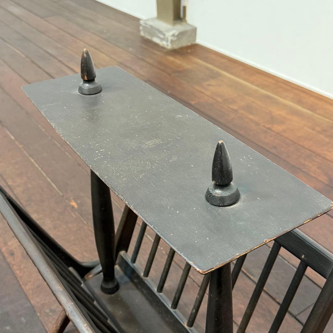 H112K70 マルニ木工 オールドマルニ マガジンラック付きサイドテーブル