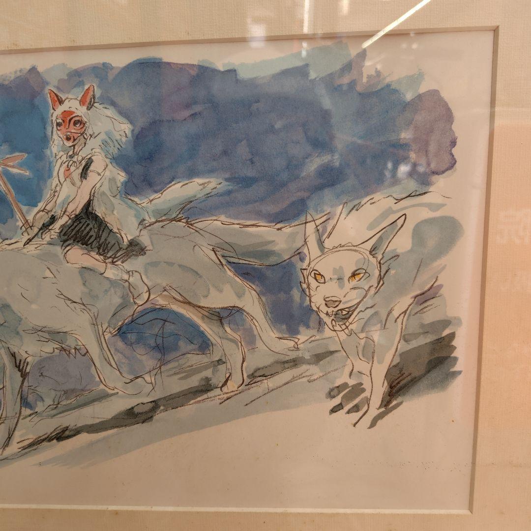 もののけ姫オリジナルアートディスプレイ非売品