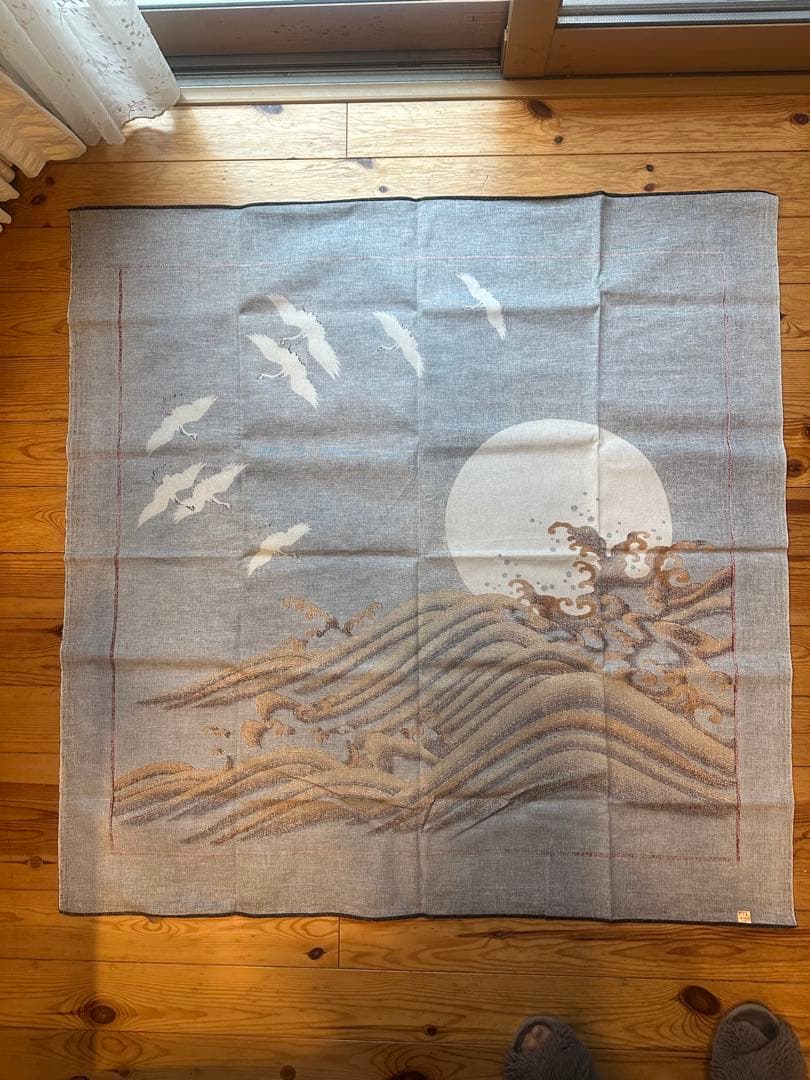 【新品未使用】和柄　テーブルクロス タペストリー　京都　さくら井屋　綿100%