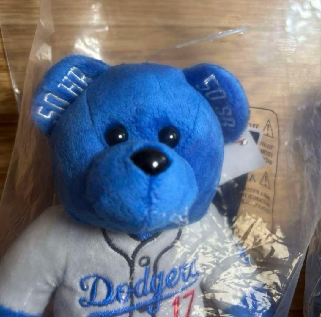 大谷翔平 50/50 チームビーンズ刺繍入 ワールドシリーズ優勝 ベア FOCO