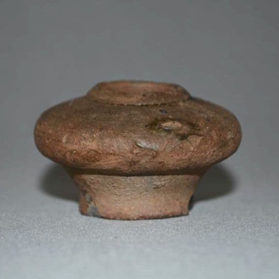 元代　出土品（広東）『丸形水盂』　古陶磁器　硯滴　水中丞　水丞　文房具　古美術
