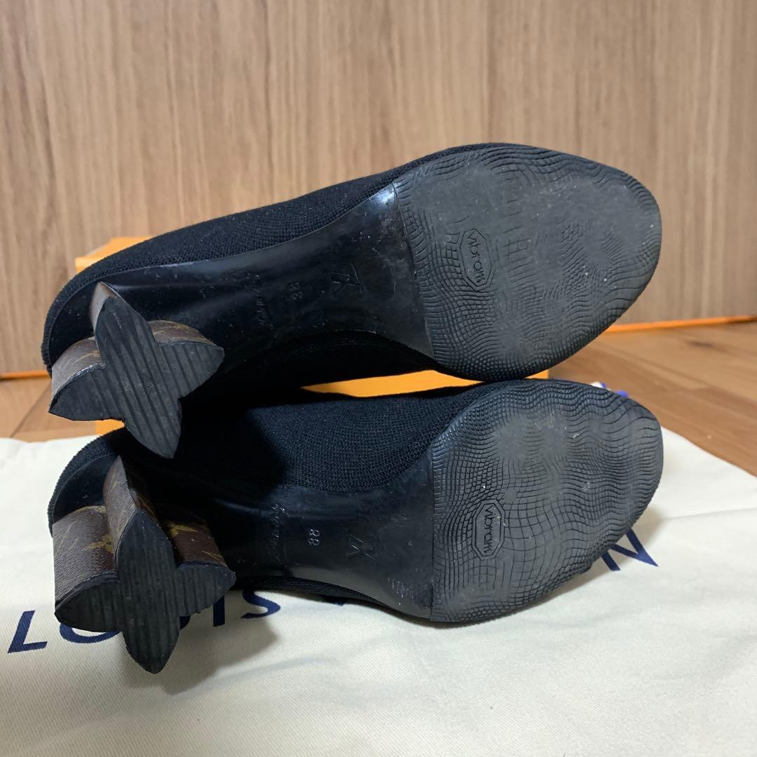 LOUIS VUITTON　シルエットアンクルブーツ　38