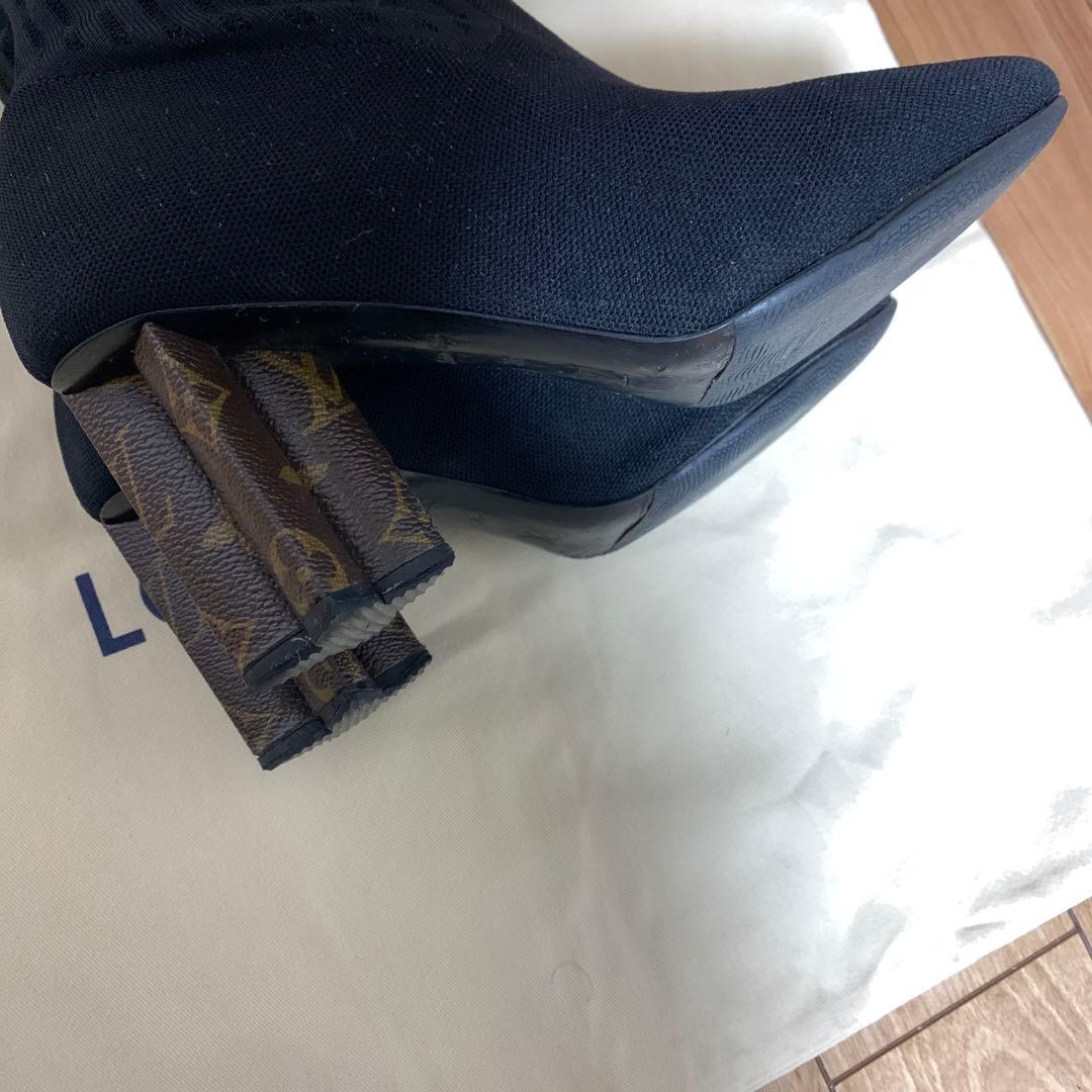 LOUIS VUITTON　シルエットアンクルブーツ　38