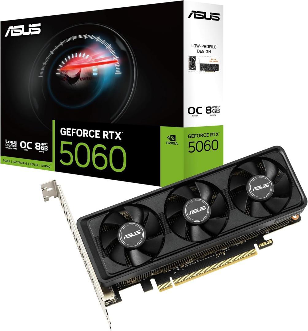 グラフィックボード・グラボ・ビデオカード ASUS RTX 5060 8GB RTX5060-O8G-LP-BRK