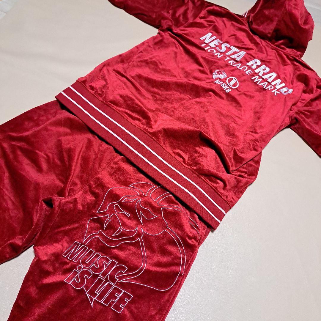 レア！ネスタブランド NESTABRAND ベロアセットアップ 上下セット