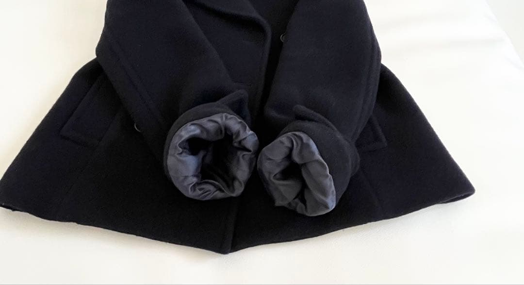 ＊マーガレットハウエル ウール カシミヤ ピーコート ショート ＊