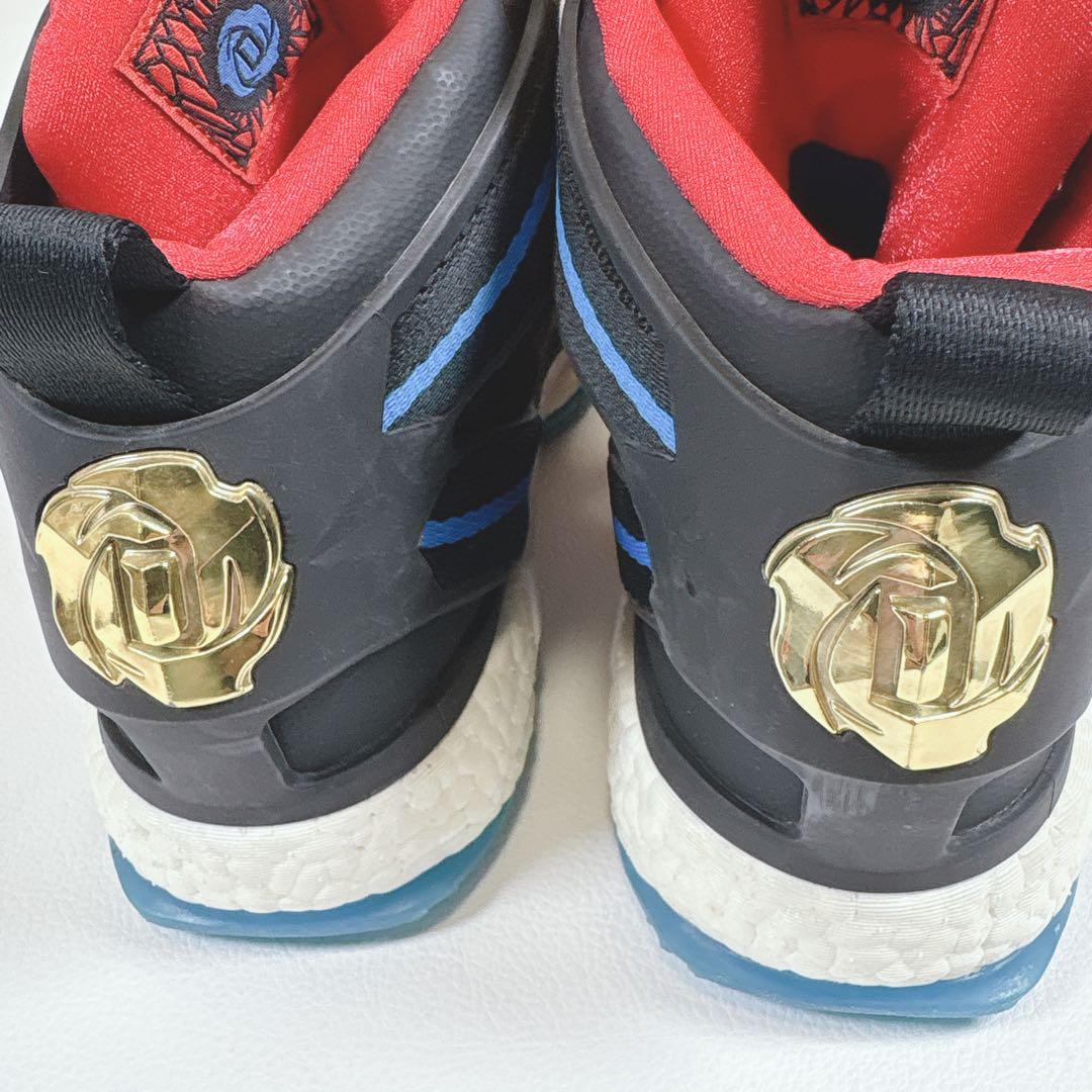 アディダス D Rose 6 Boost 26.5 バッシュ 赤 デリックローズ