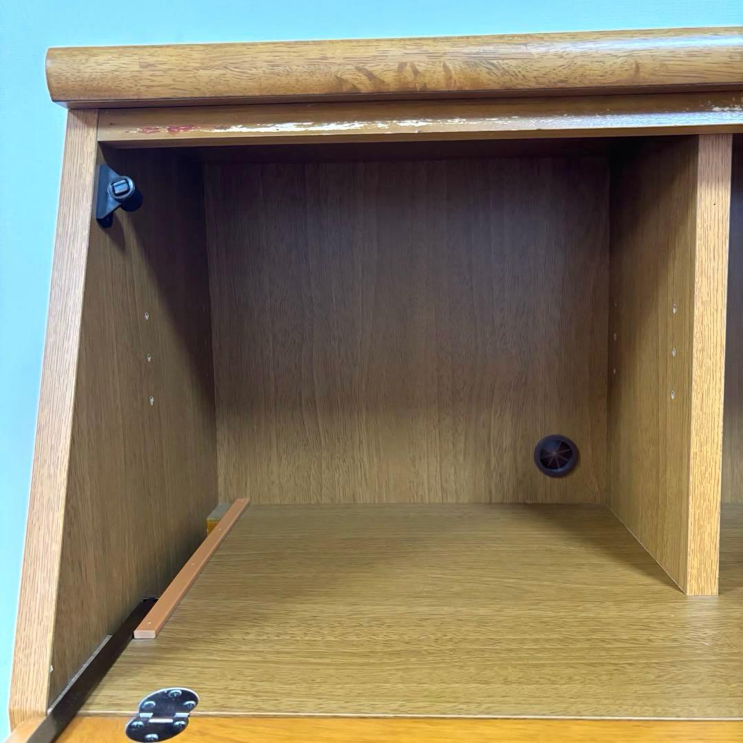 吉川木工 天然木 ライティングビューロー ライティングデスク 机