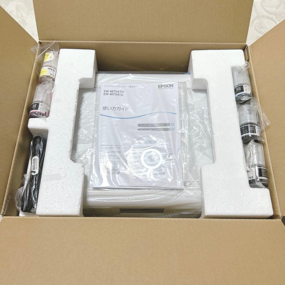 新品未使用 EPSON インクジェットプリンター 複合 A4 EW-M754TW
