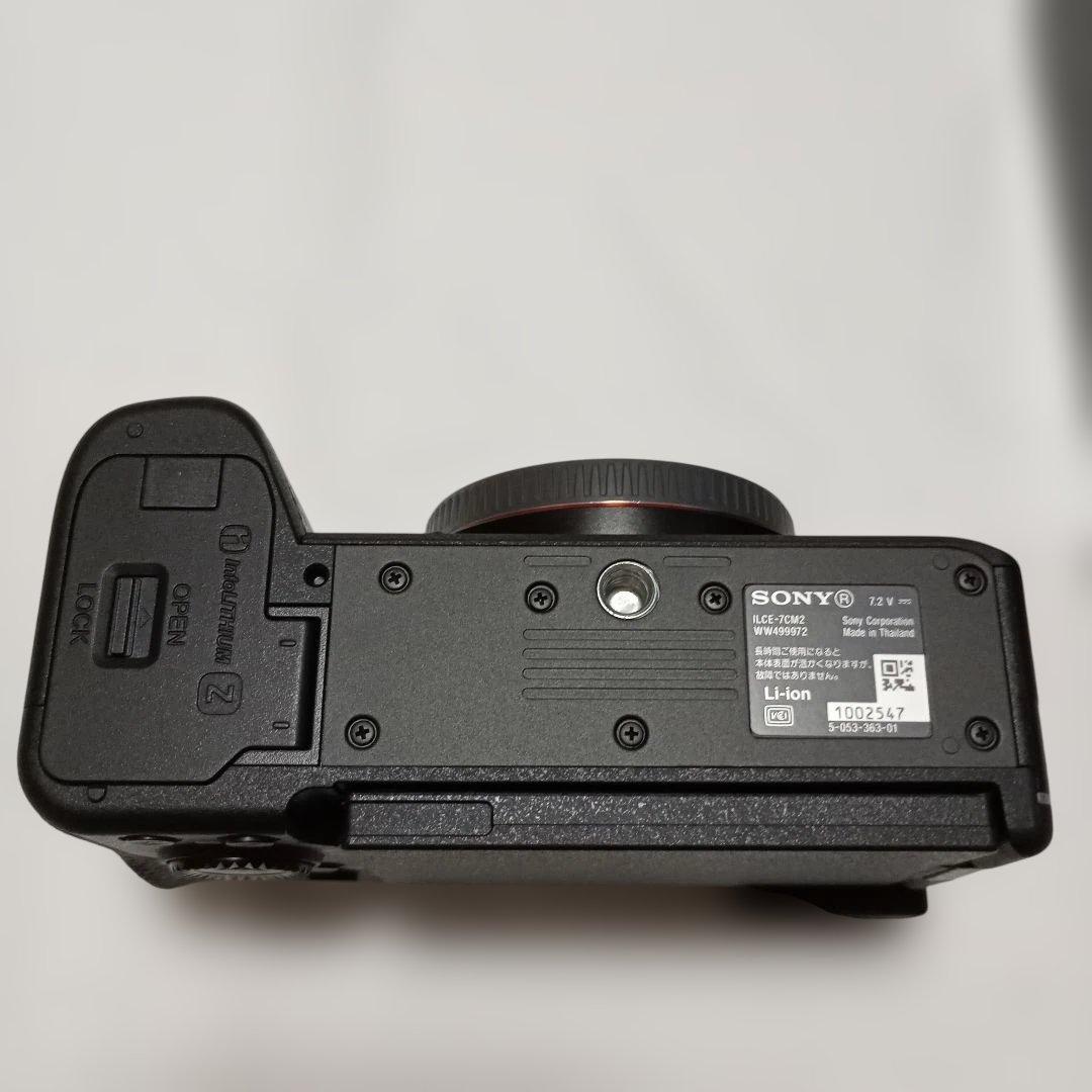 【超美品】SONY α7CII ミラーレスデジタル一眼「ILCE-7CM2」