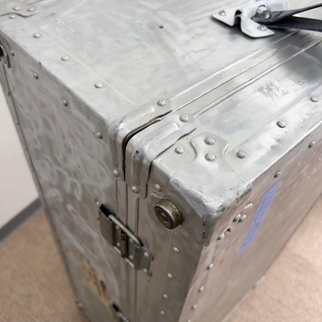 【希少レア】70年代 大型ジュラルミンケース 内張り新品 おしゃれ ヴィンテージ