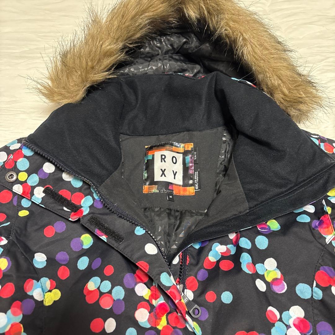 ROXY ドット柄スノーボードウェア レディース