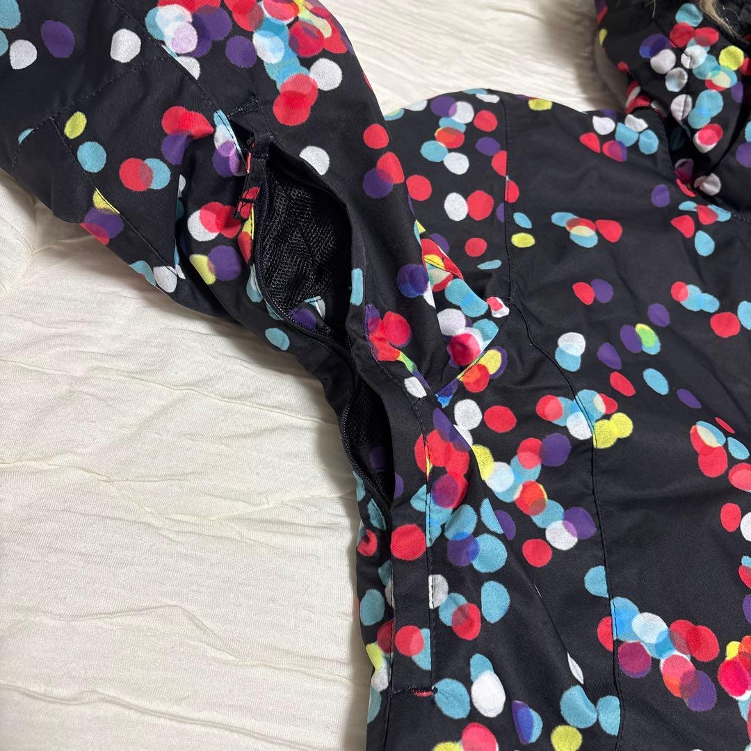 ROXY ドット柄スノーボードウェア レディース