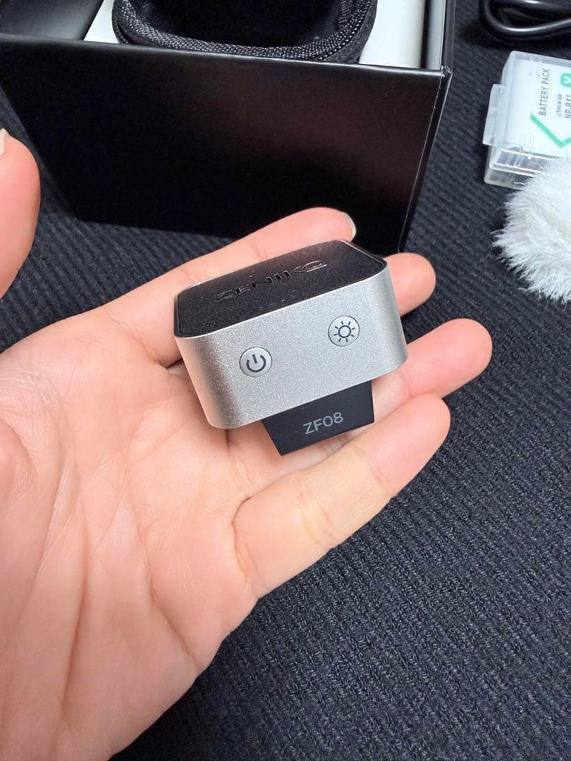 美品SONY ZV-1 ZENIKO ZF08 ミニカメラフラッシュ