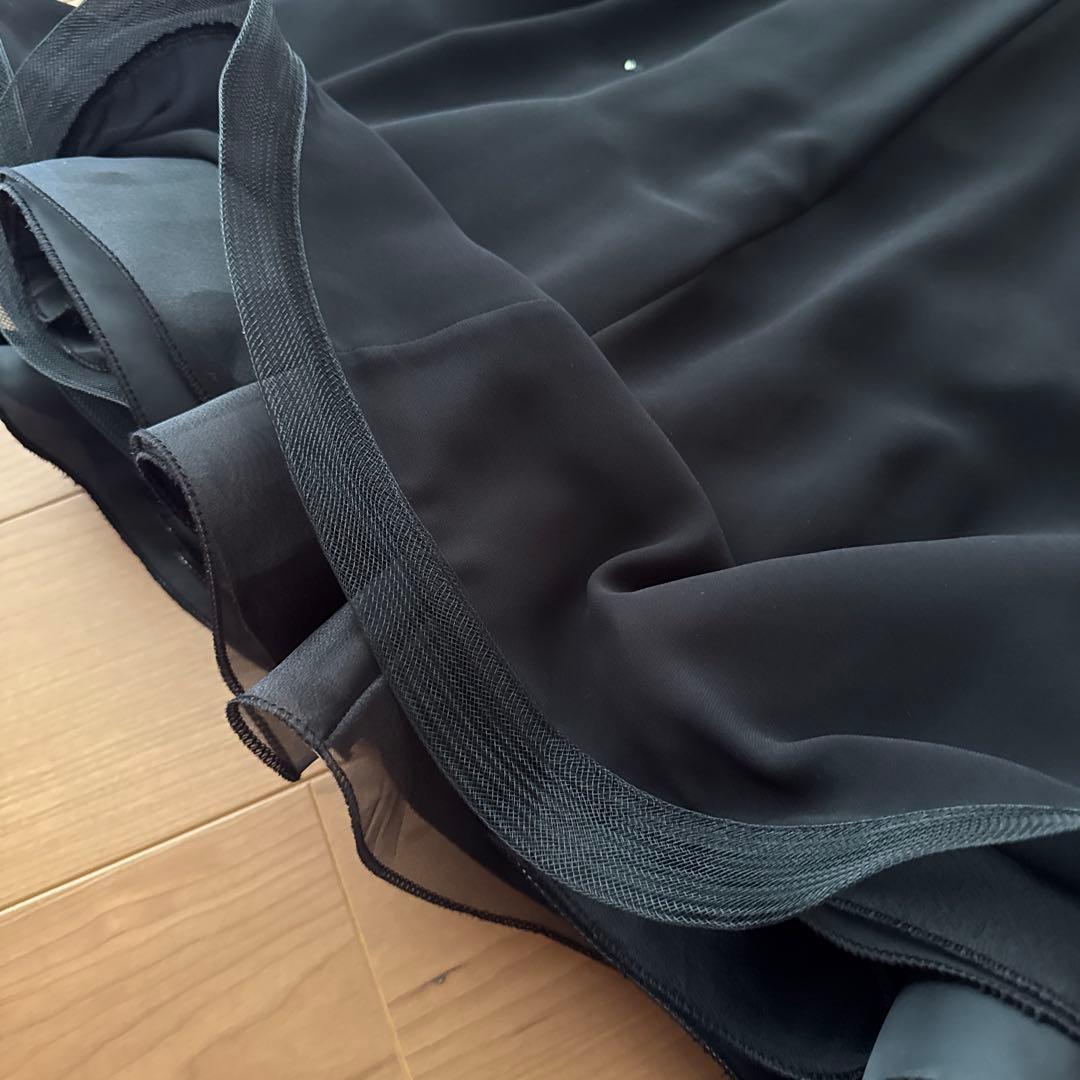 社交ダンス　ドレス　品格のあるブラック