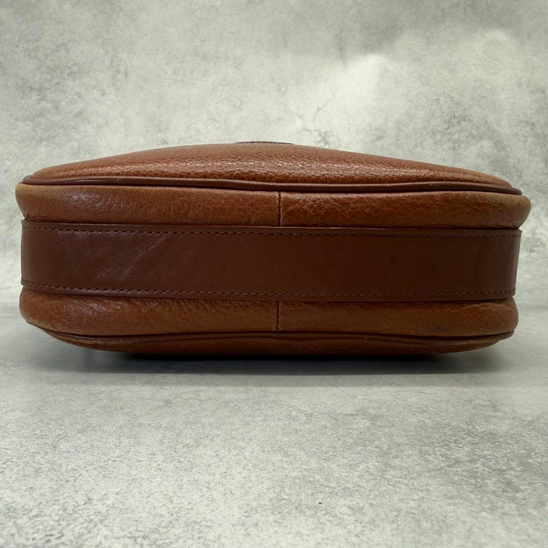 BURBERRYS バーバリー ショルダーバッグ レザー シャドーホース 茶色