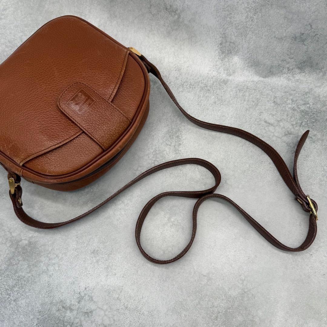 BURBERRYS バーバリー ショルダーバッグ レザー シャドーホース 茶色