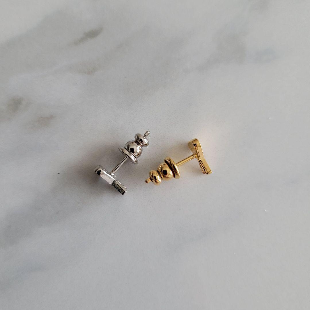 【新品未使用】AMI PARIS/ ピアス 片耳　SL２個