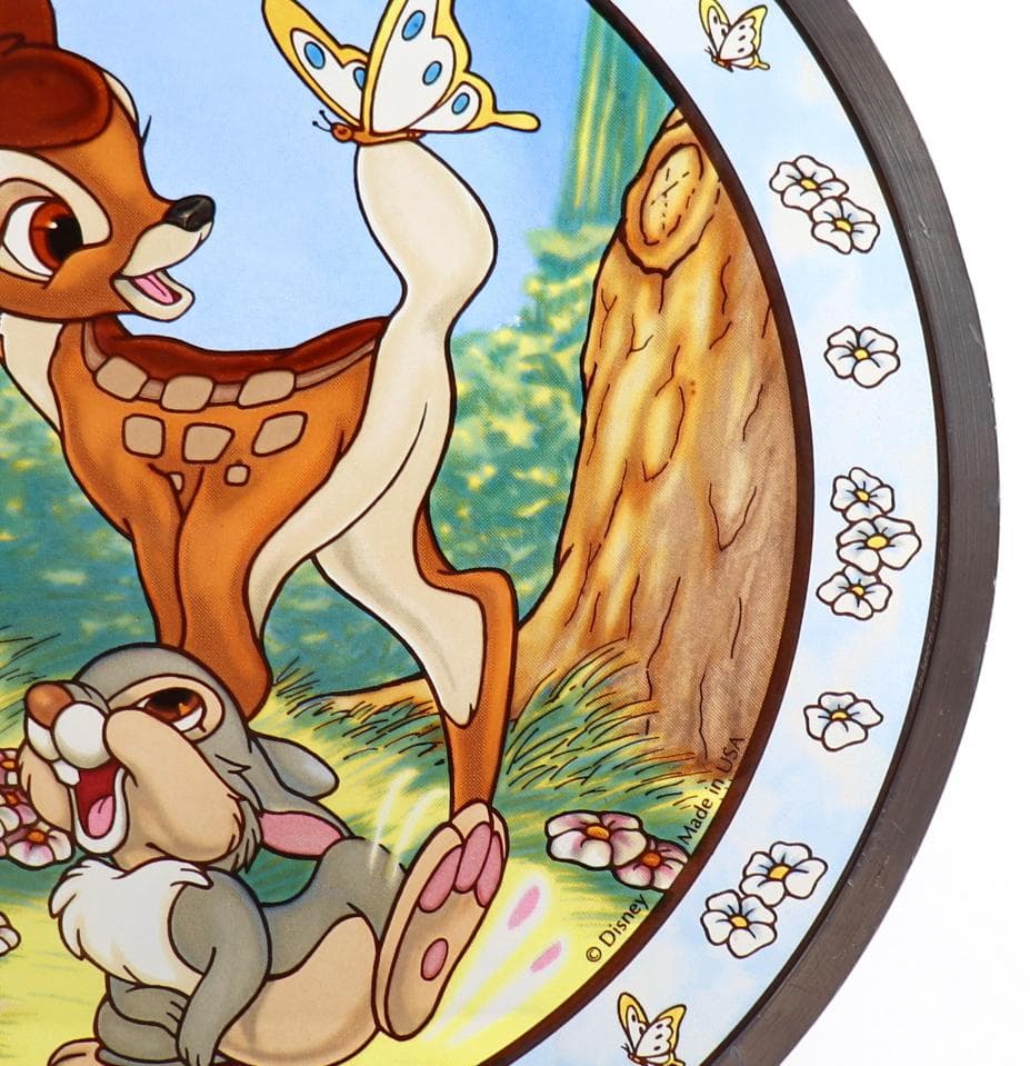 バンビ Bambi ディズニー公式 ヴィンテージ ステンドグラス 55周年記念