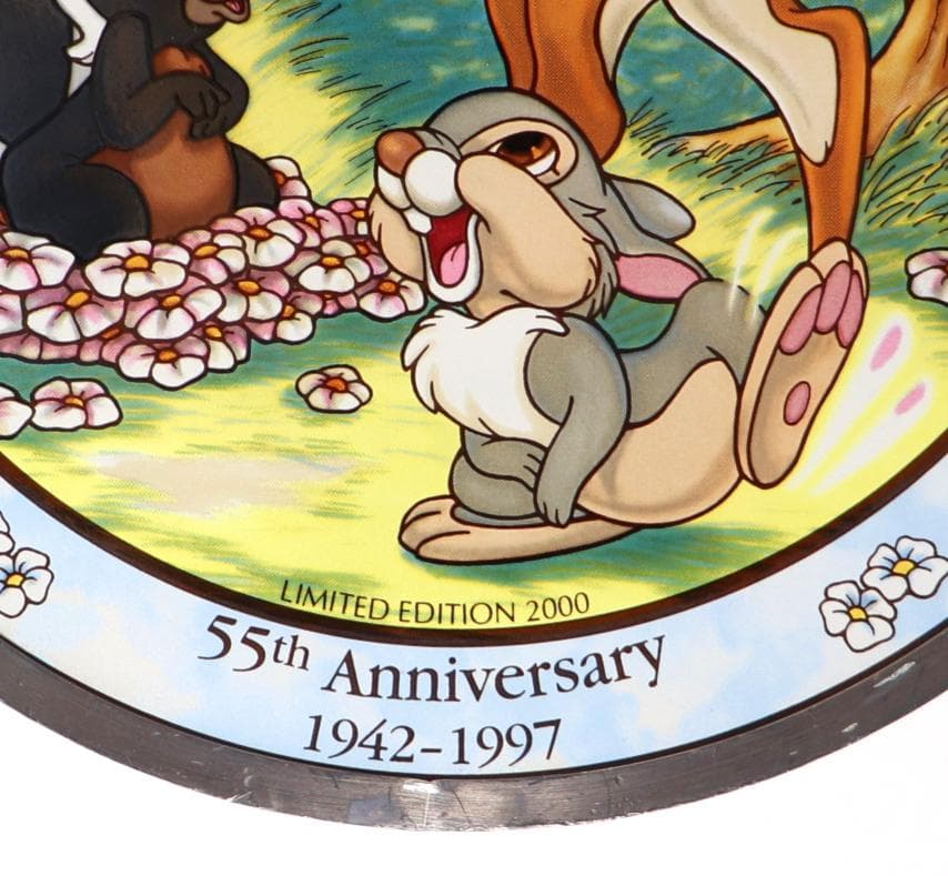 バンビ Bambi ディズニー公式 ヴィンテージ ステンドグラス 55周年記念