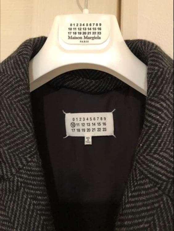 Maison Margiela ダークグレー ショート丈コート