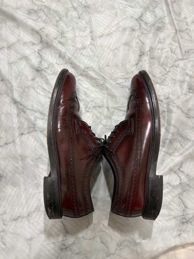 【老舗】Florsheim フローシャイム ウィングチップ　ビジネスシューズ