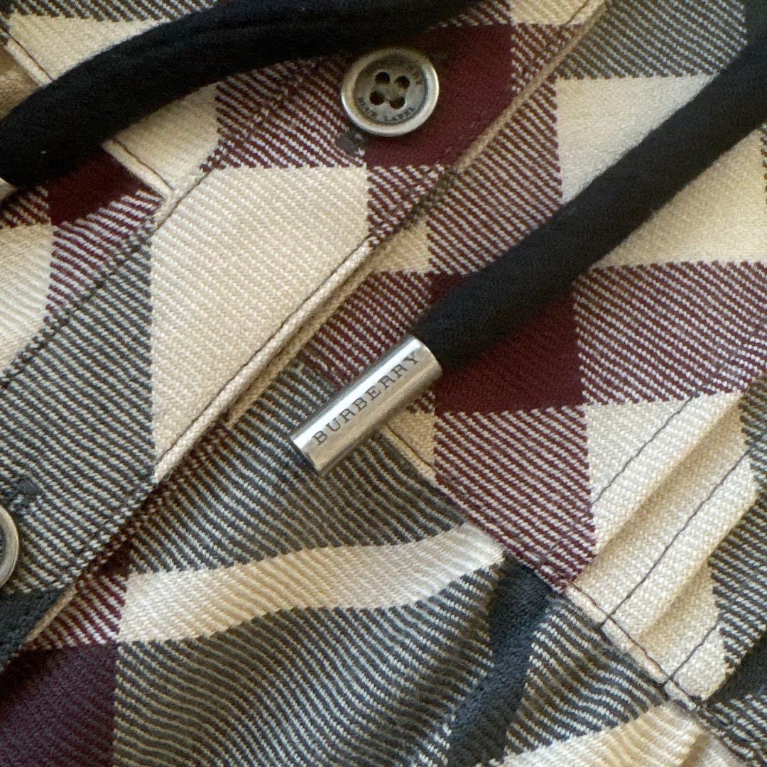 美品✨バーバリーブルーレーベル ノバチェックティアードワンピース ホース ベルト