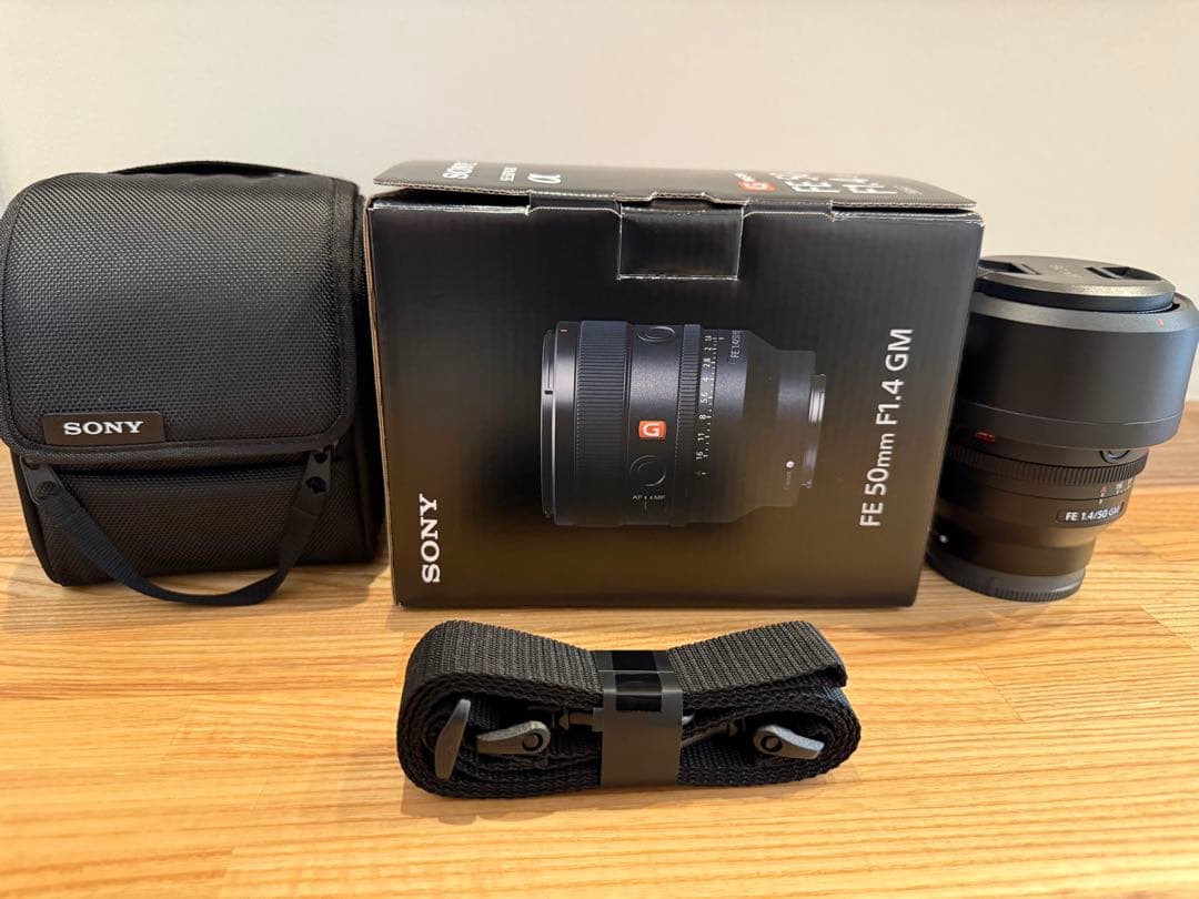 SONY FE50mm F1.4GM SEL50F14GM 保護フィルター付き