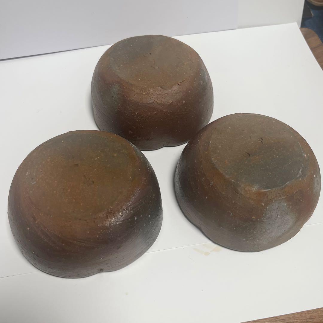 備前焼　作家もの　花小鉢5客揃い