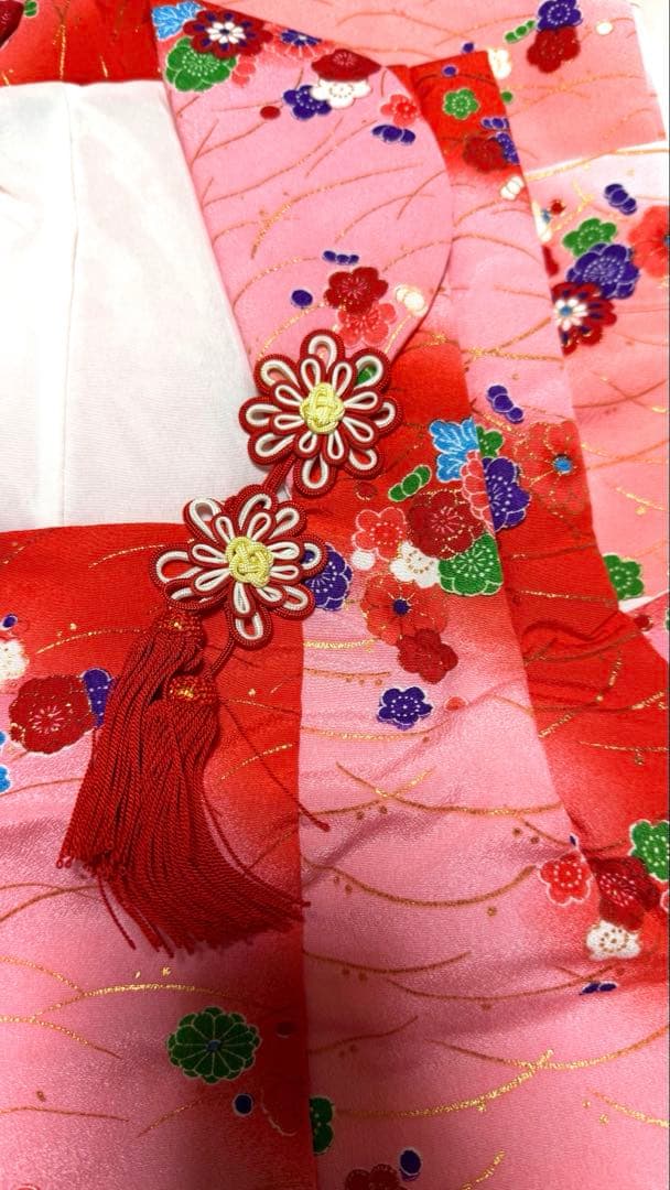 七五三　3歳女の子用　被布、襦袢