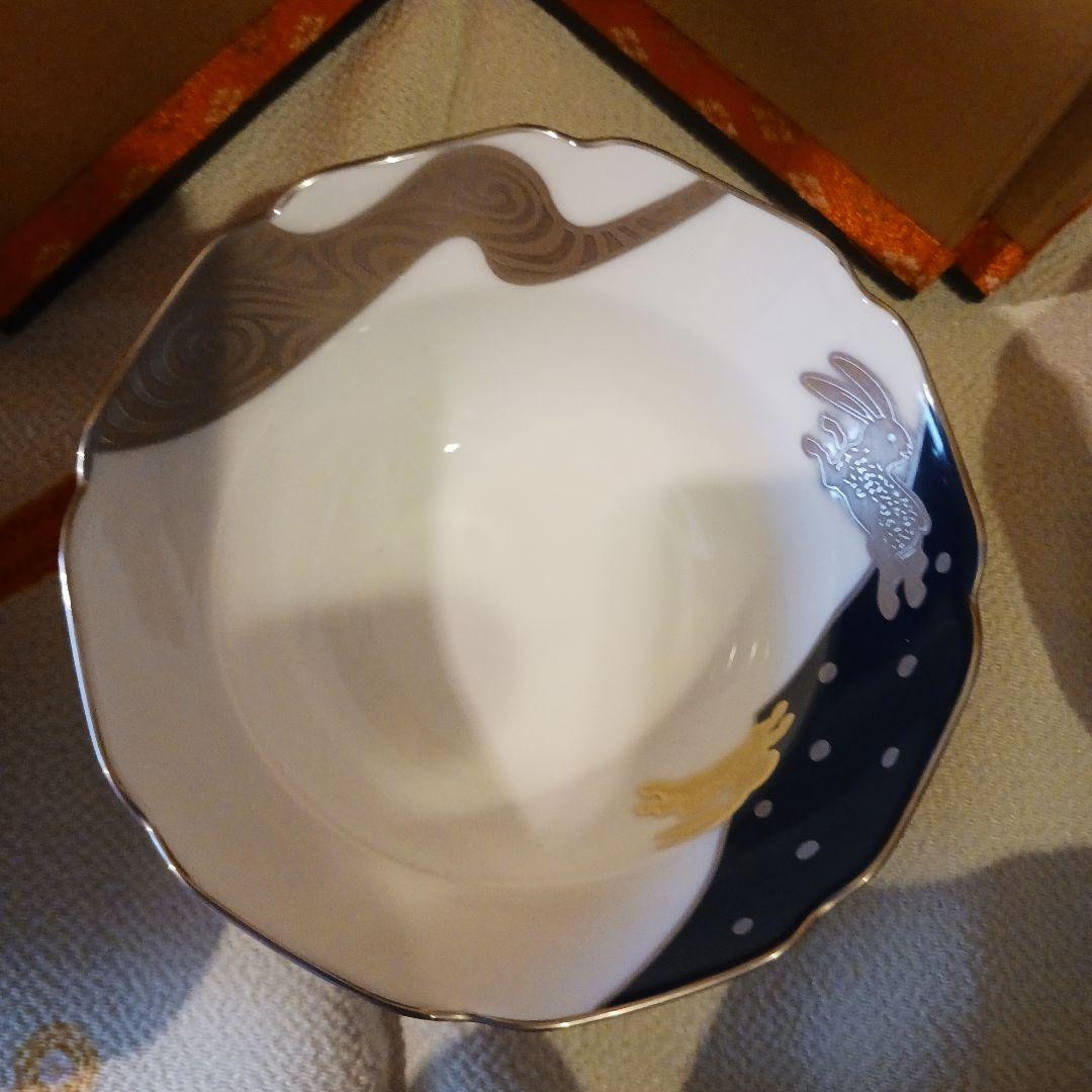 ノリタケボーンチャイナ あやみなも冬 雪見銀彩絵変深小鉢揃 HOYA ２箱