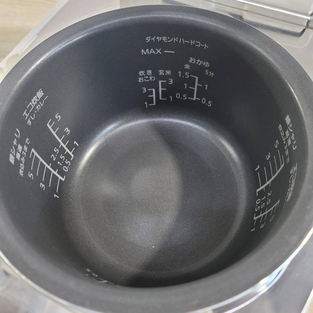 パナソニック 炊飯器 5.5合 SR-MPW101-W 可変圧力大火力おどり炊き