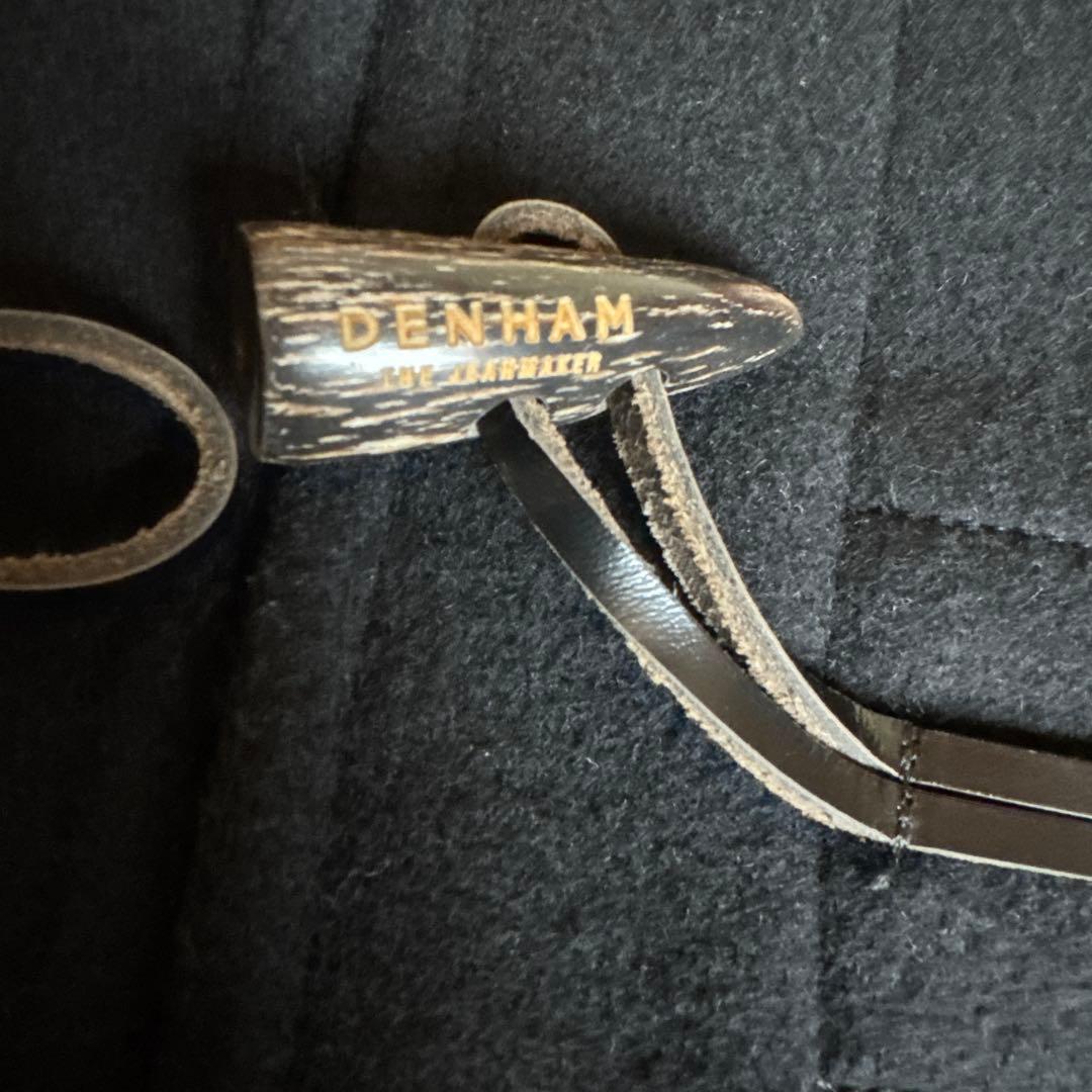 x*a様 デンハム　ダッフルコート　黒 サイズ　L