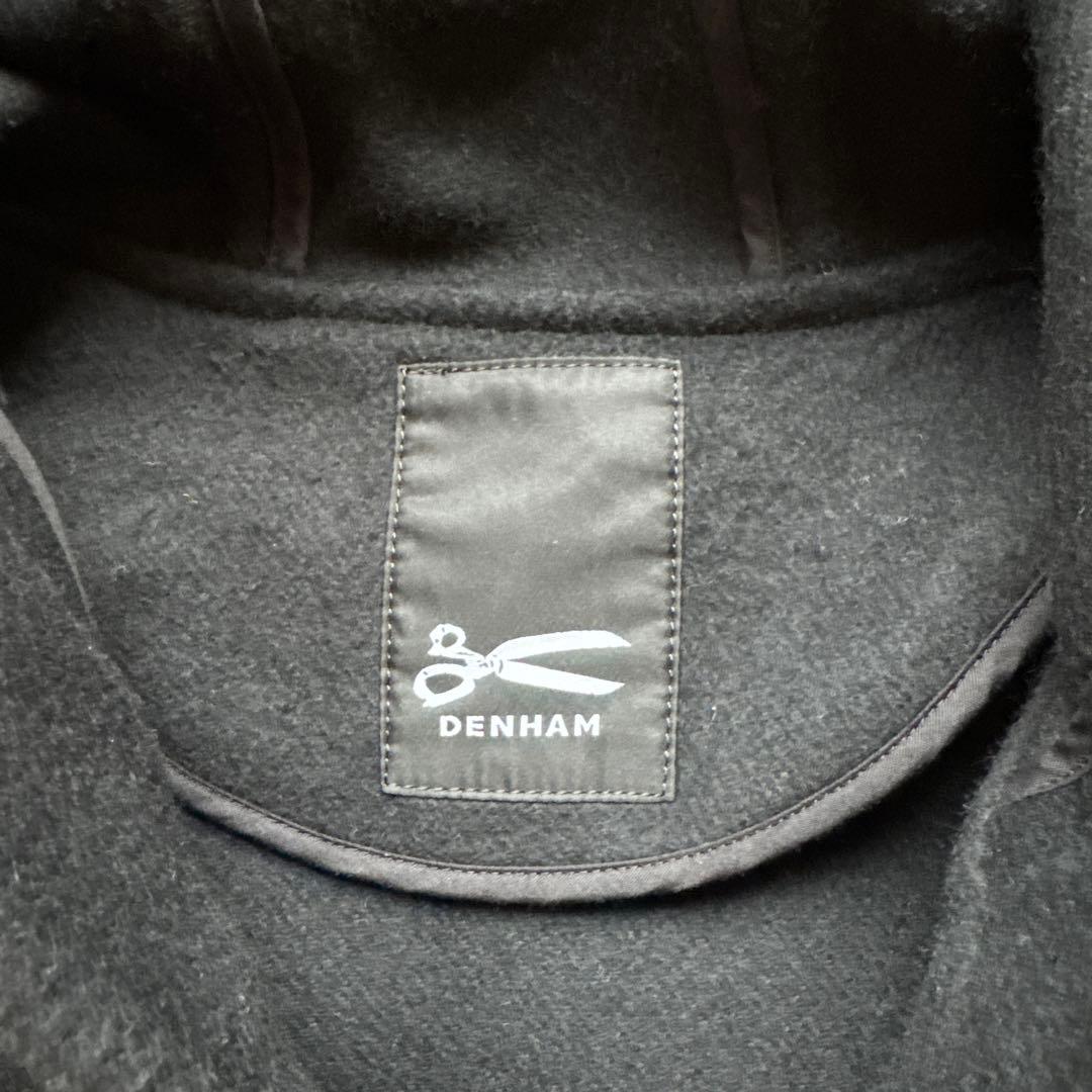 x*a様 デンハム　ダッフルコート　黒 サイズ　L