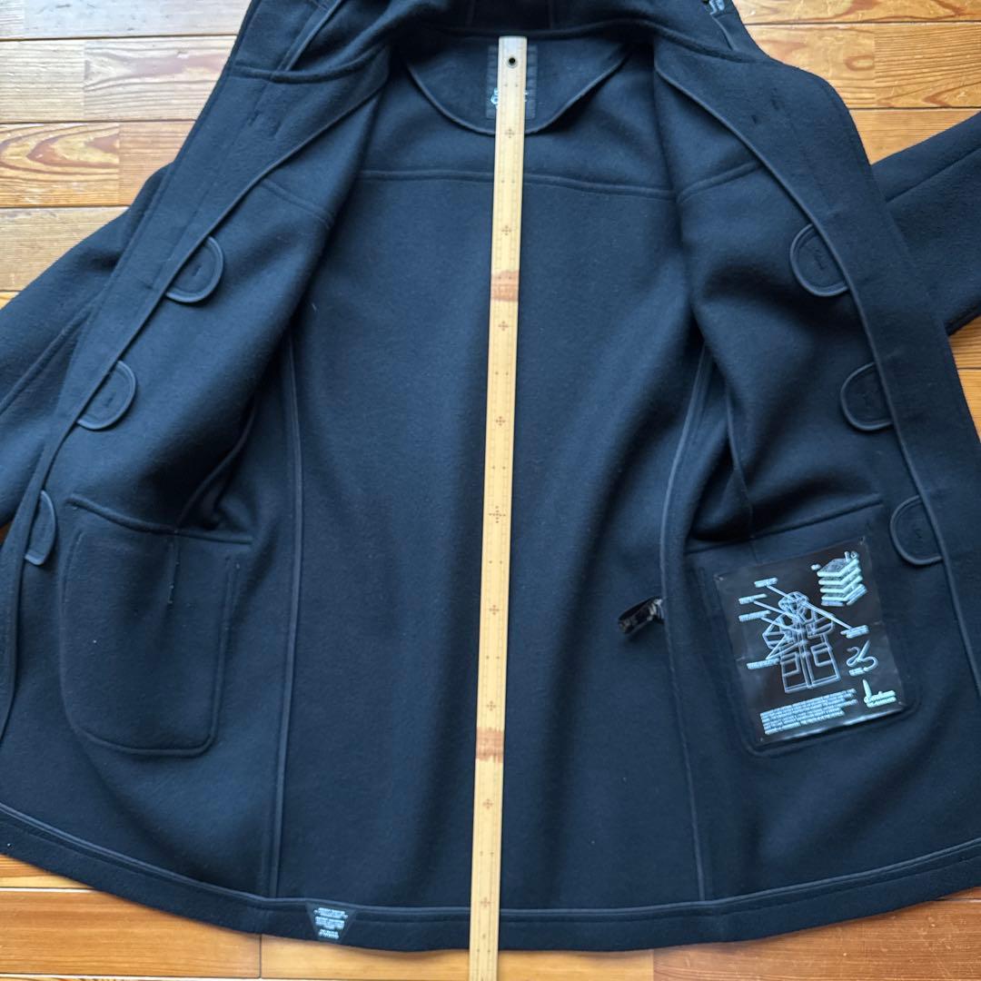 x*a様 デンハム　ダッフルコート　黒 サイズ　L
