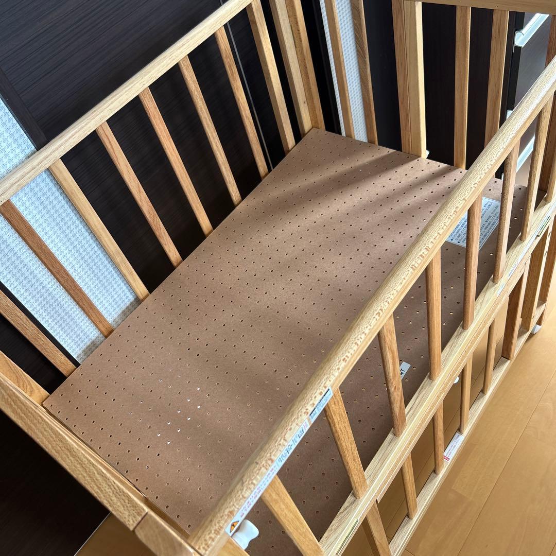 【美品】カトージ　ベビーベッド折り畳み